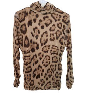INC International Concepts Leopard Print Blouse